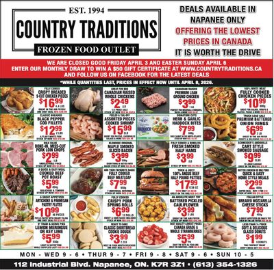 Country Traditions Flyer April 2 to 8