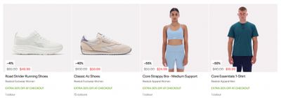 Reebok Canada: Sale up to 55% off + Extra 30% off
