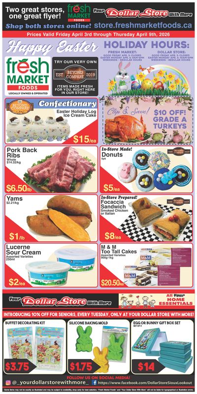 Fresh Market Foods Flyer April 3 to 9