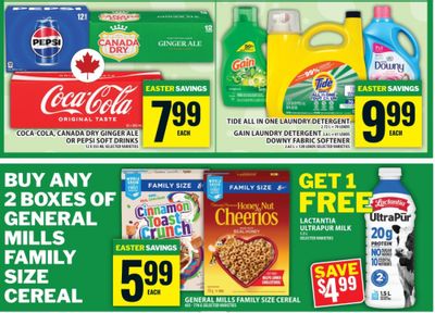 Food Basics Ontario: Free Lactantia Ultrapur Milk 1.5L When You Buy Two General Mills Family Size Cereal