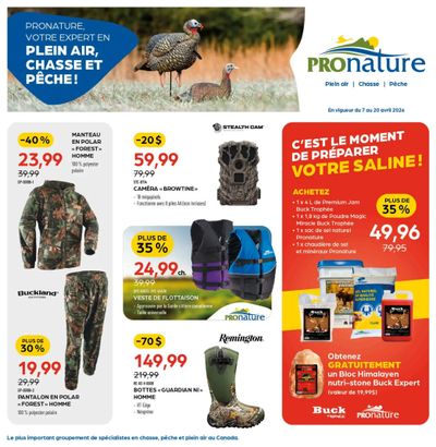 Pronature Flyer April 7 to 20