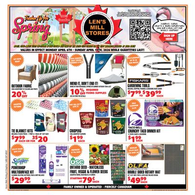 Len's Mill Stores Flyer April 6 to 19