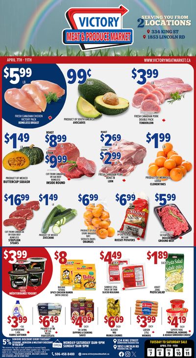 Victory Meat Market Flyer April 7 to 11
