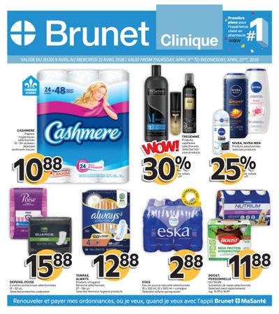 Brunet Clinique Flyer April 9 to 22