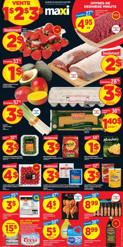 Maxi Flyer April 9 to 15