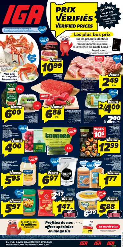 IGA (QC) Flyer April 9 to 15