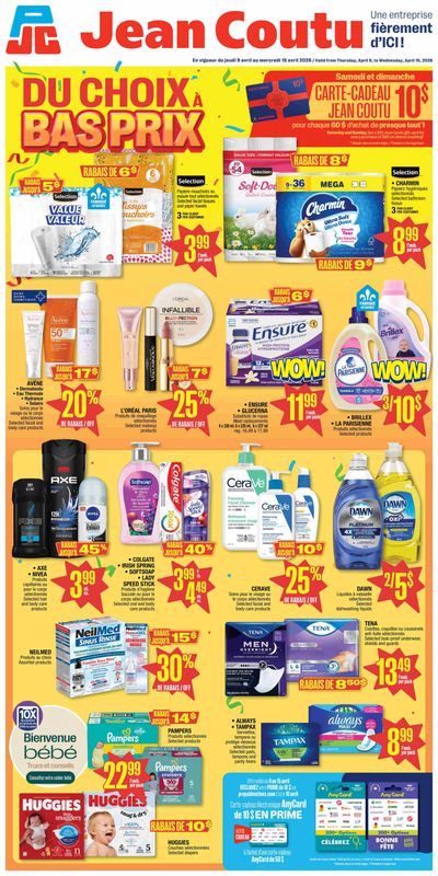 Jean Coutu Flyer April 9 to 15