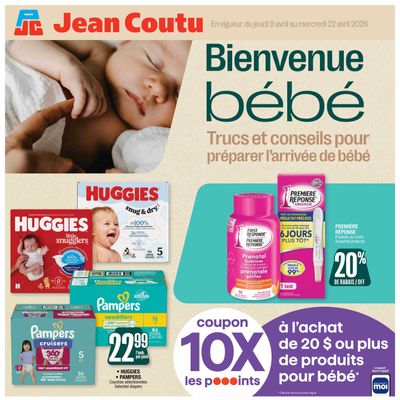 Jean Coutu Baby Flyer April 9 to 22