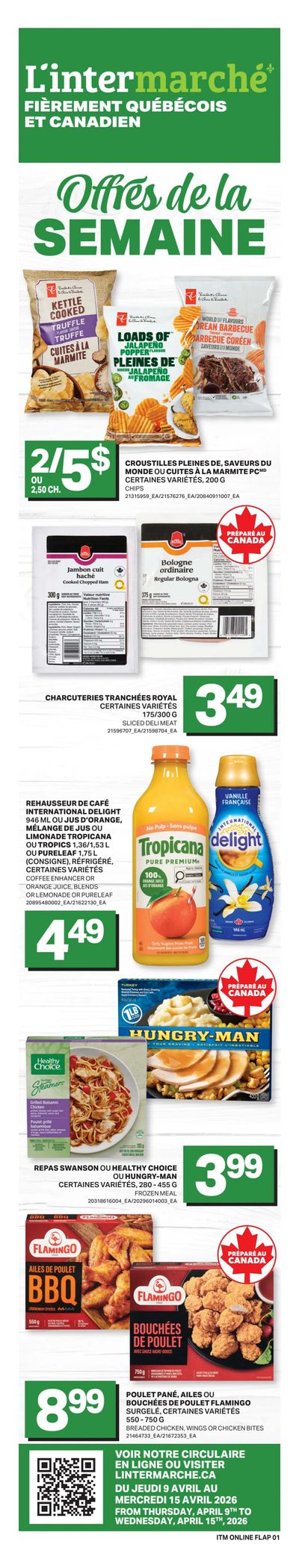 L'inter Marche Flyer April 9 to 15