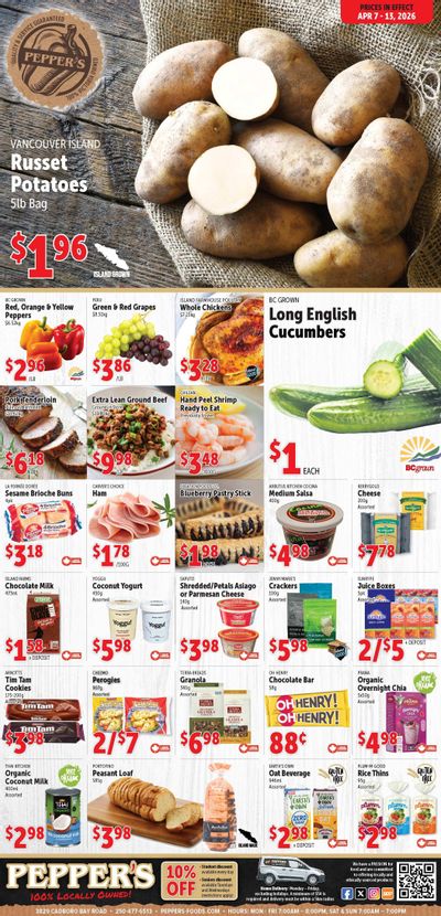 Pepper's Foods Flyer April 7 to 13