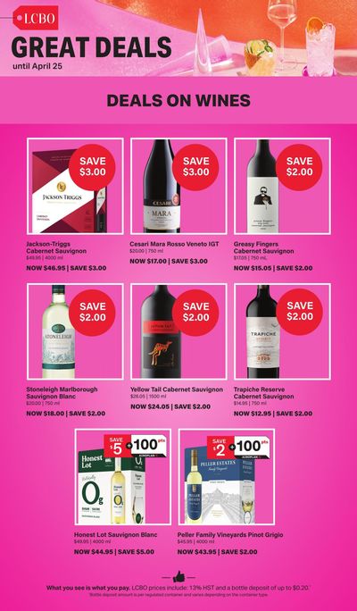 LCBO Flyer April 7 to 26