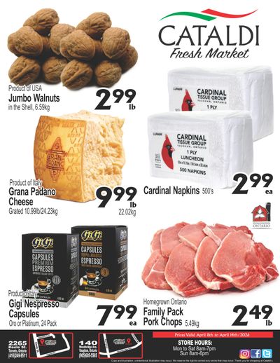 Cataldi Fresh Market Flyer April 8 to 14