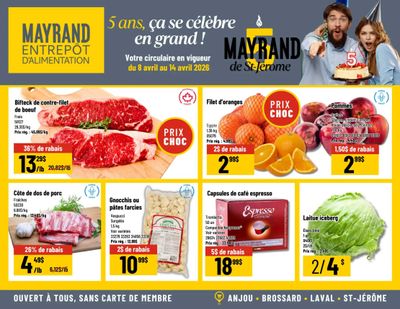 Mayrand Flyer April 8 to 14