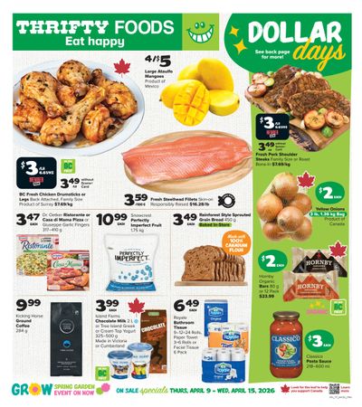 Thrifty Foods Flyer April 9 to 15