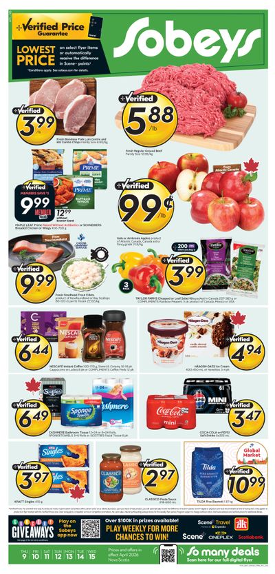 Sobeys (Atlantic) Flyer April 9 to 15