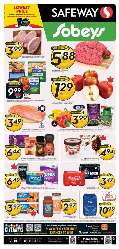 Sobeys/Safeway (SK & MB) Flyer April 9 to 15
