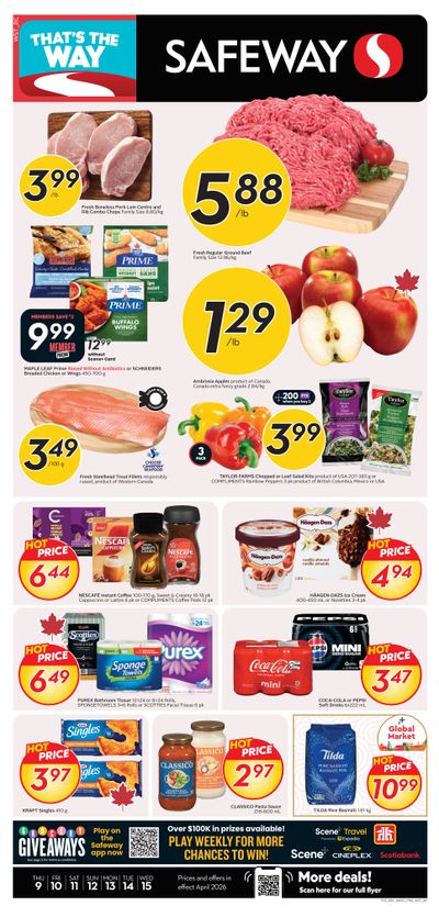 Safeway (BC) Flyer April 9 to 15