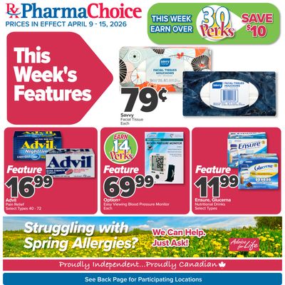 PharmaChoice Health Centre Flyer April 9 to 15
