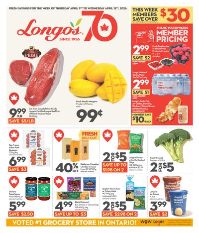 Longo's Flyer April 9 to 15