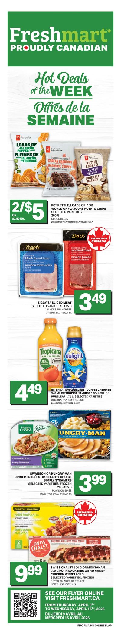 Freshmart (ON) Flyer April 9 to 15