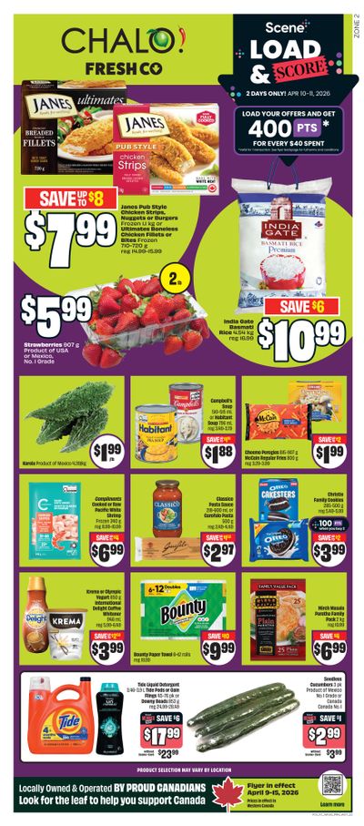 Chalo! FreshCo (West) Flyer April 9 to 15