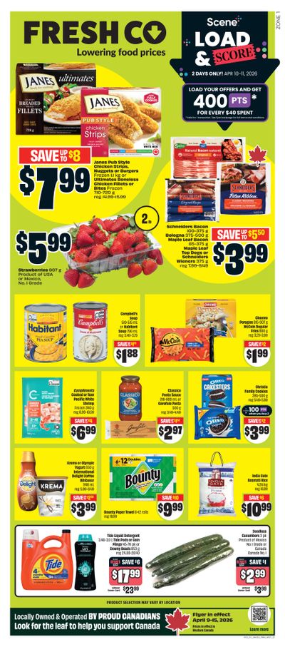 FreshCo (West) Flyer April 9 to 15