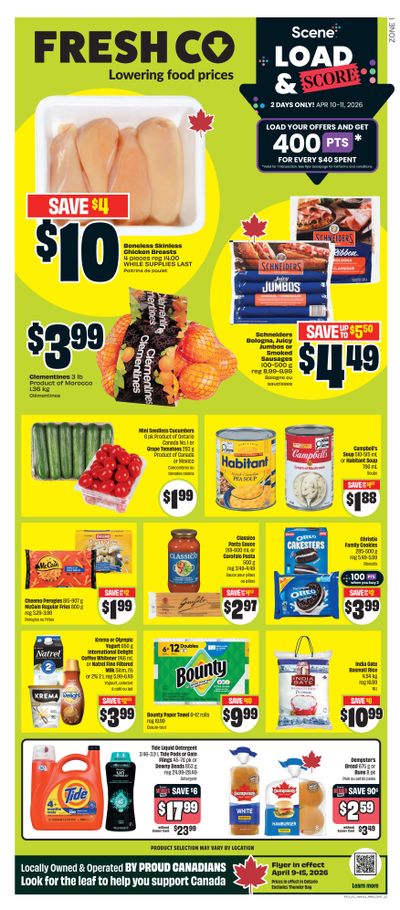 FreshCo (ON) Flyer April 9 to 15