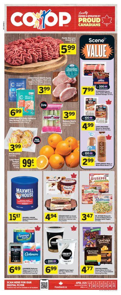 Foodland Co-op Flyer April 9 to 15
