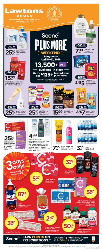 Lawtons Drugs (NS) Flyer April 10 to 16