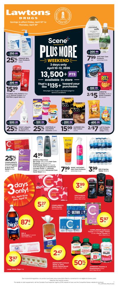Lawtons Drugs (PE) Flyer April 10 to 16