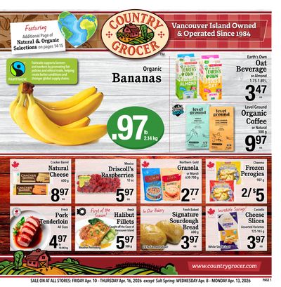 Country Grocer Flyer April 10 to 16