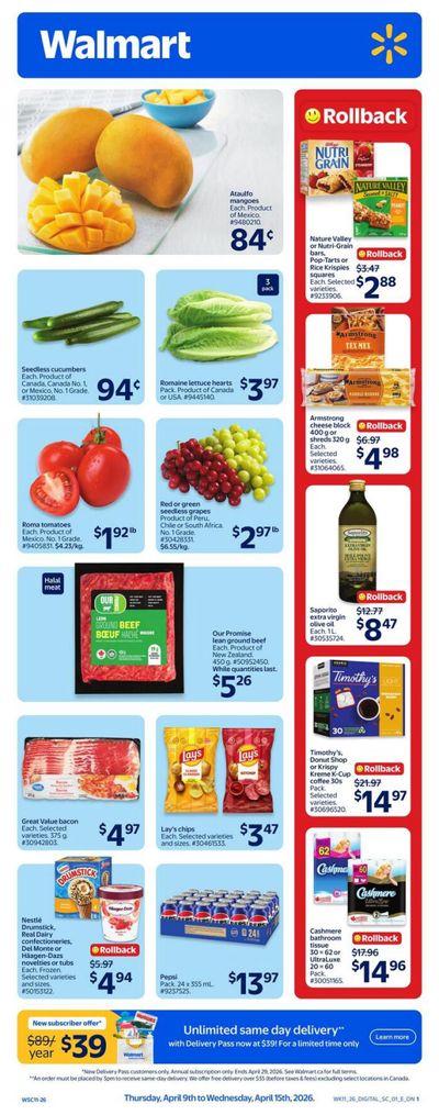 Walmart (ON) Flyer April 9 to 15