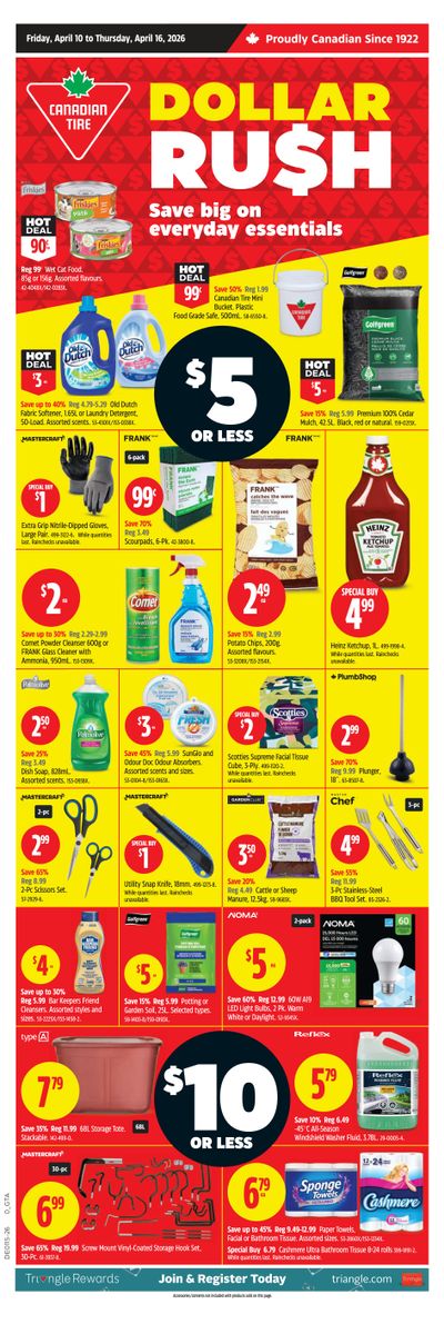 Canadian Tire (ON) Flyer April 10 to 16