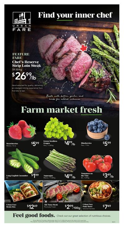 Urban Fare Flyer April 9 to 15