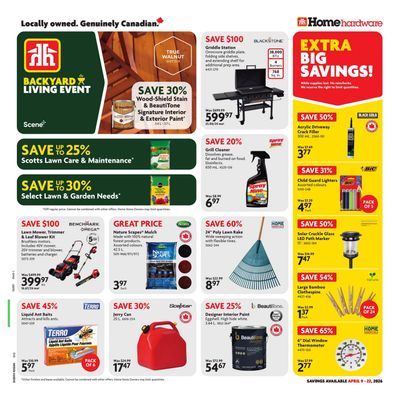 Home Hardware (Atlantic) Flyer April 9 to 22