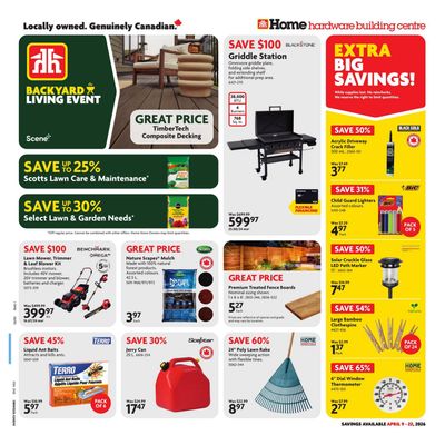 Home Hardware Building Centre (Atlantic) Flyer April 9 to 22