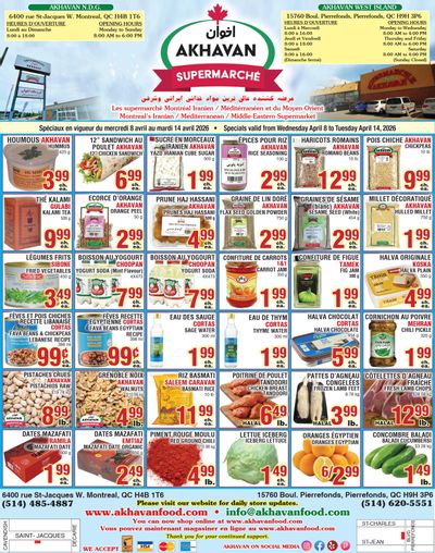 Akhavan Supermarche Flyer April 8 to 14