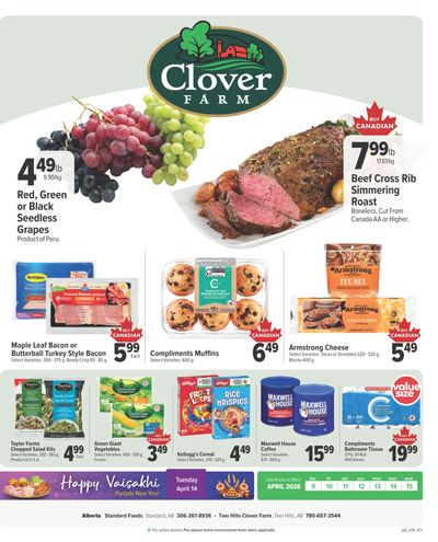 Clover Farm (AB) Flyer April 9 to 15