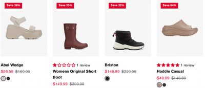 Hunter Boots Canada: Sale up to 64% off