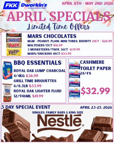 FKK Wholesale Cash & Carry Flyer April 8 to May 2