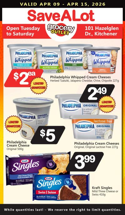 SaveALot Grocery Outlet Flyer April 9 to 15