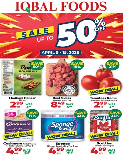 Iqbal Foods Flyer April 9 to 15