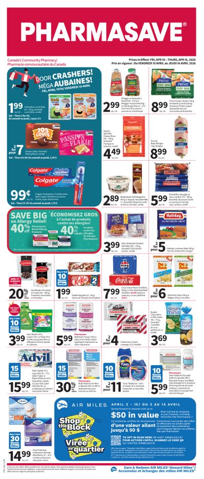 Pharmasave (NB) Flyer April 10 to 16