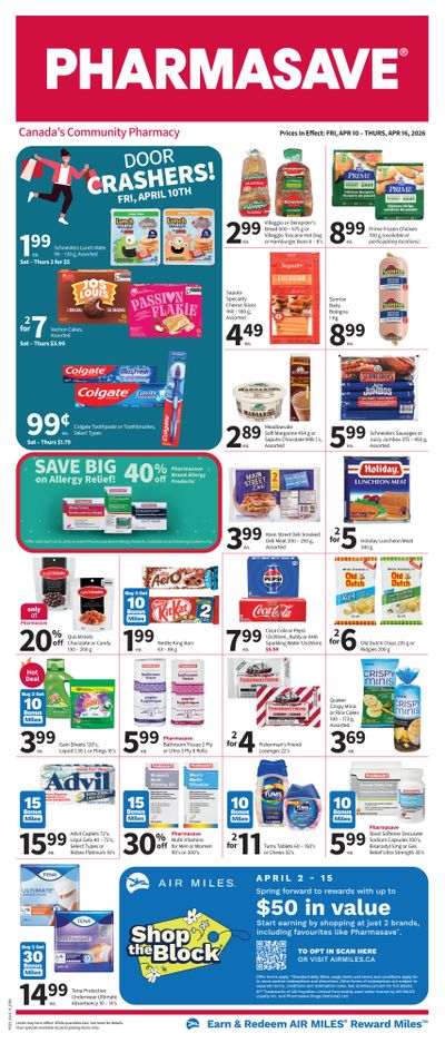 Pharmasave (Atlantic) Flyer April 10 to 16