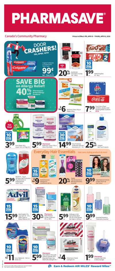 Pharmasave (ON & West) Flyer April 10 to 16