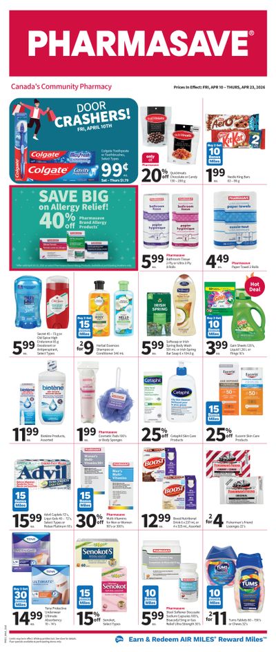 Pharmasave (ON & West) Flyer April 10 to 23