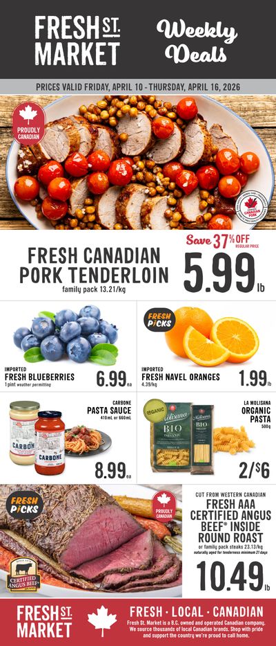Fresh St. Market Flyer April 10 to 16