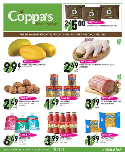 Coppa's Fresh Market Flyer April 9 to 15