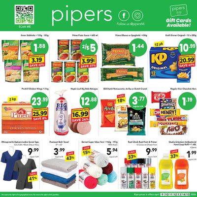 Pipers Superstore Flyer April 9 to 15