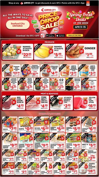 Seafood City Supermarket (ON) Flyer April 9 to 15